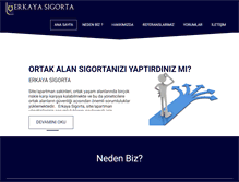 Tablet Screenshot of erkayasigorta.com